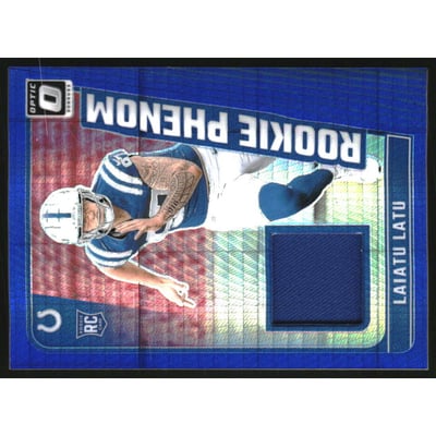 2024 Donruss Optic Rookie Phenoms Blue Hyper #25 Laiatu Latu