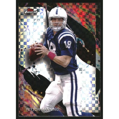 2024 Finest Checkerboard Refractors #124 Peyton Manning