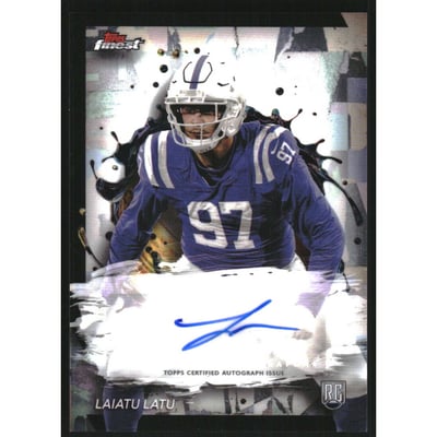 2024 Finest Rookie Autographs #RFALL Laiatu Latu