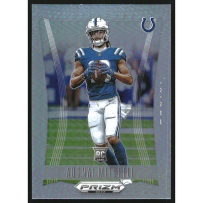 2024 Panini Prizm Deca Prizms Silver #137 Adonai Mitchell