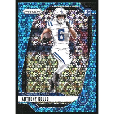 2024 Panini Prizm Prizms No Huddle Blue #305 Anthony Gould