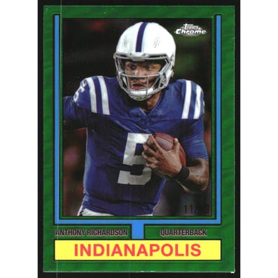 2024 Topps Chrome '74 Topps Green Refactors #74TF25 Anthony Richardson