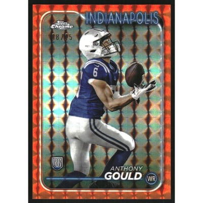 2024 Topps Chrome Orange Geometric Refractors #261 Anthony Gould