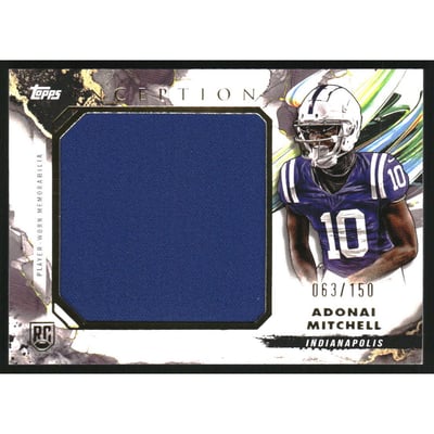 2024 Topps Inception Rookie Jumbo Relics #RJRAM Adonai Mitchell