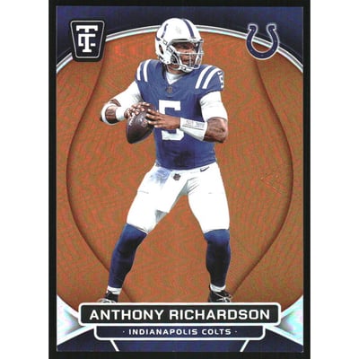 2024 Totally Certified Mirror Platinum Orange #37 Anthony Richardson