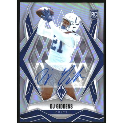 2025 Panini Phoenix Rookie Autographs Silver #208 DJ Giddens