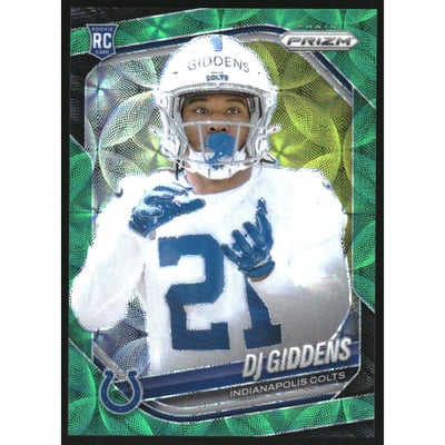 2025 Panini Prizm Prizms Green Scope #383 DJ Giddens