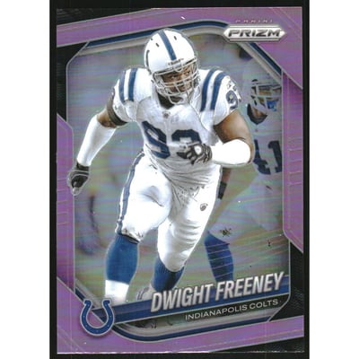 2025 Panini Prizm Prizms Pink #120 Dwight Freeney