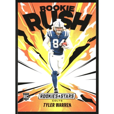 2025 Rookies and Stars Rookie Rush #18 Tyler Warren
