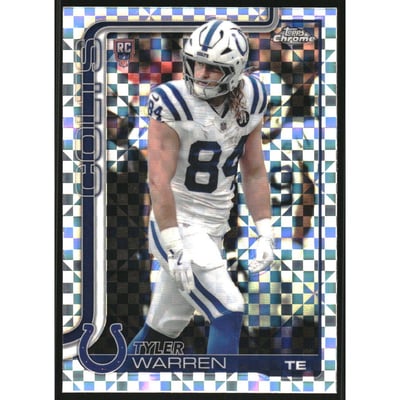 2025 Topps Chrome X-fractors #346 Tyler Warren