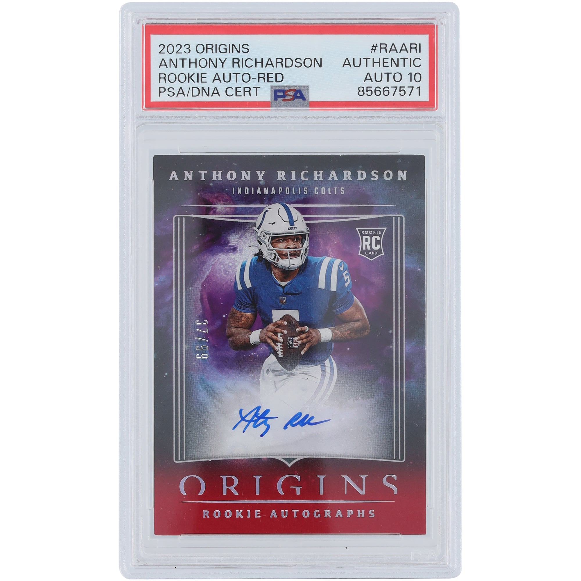 Anthony Richardson Indianapolis Colts Autographed 2023 Panini 