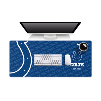 Indianapolis Colts Fanpoint 15.7" x 35.4" Logo Series Desk Pad