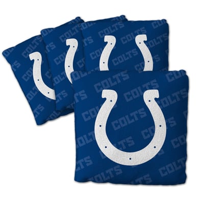 Indianapolis Colts Fanpoint Four-Piece Cornhole Bag Set