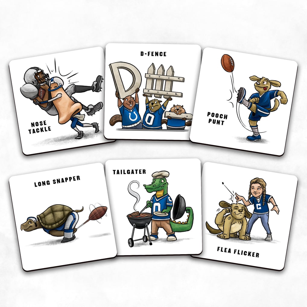 Fanpoint Indianapolis Colts Licensed Memory Match Game