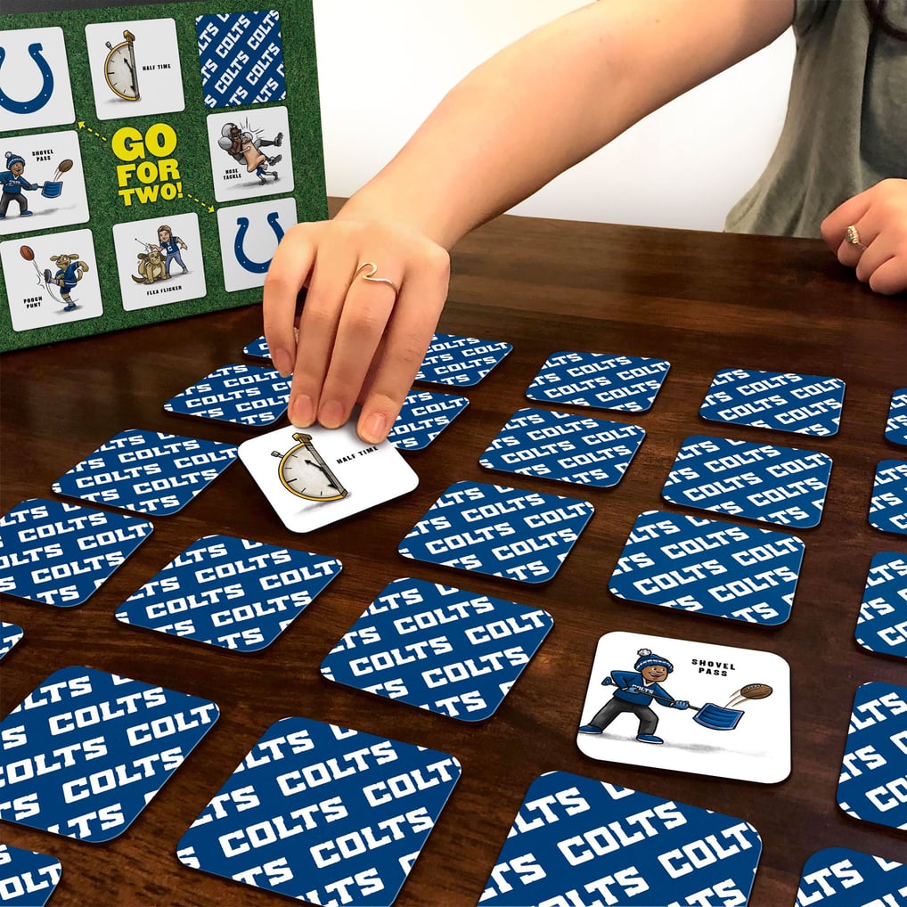 Fanpoint Indianapolis Colts Licensed Memory Match Game