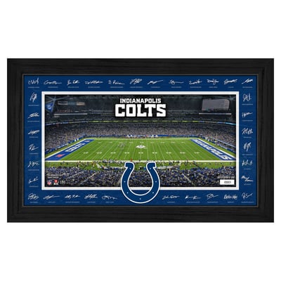 Indianapolis Colts Highland Mint 12" x 20" 2026 Signature Gridiron Panoramic Framed Photo