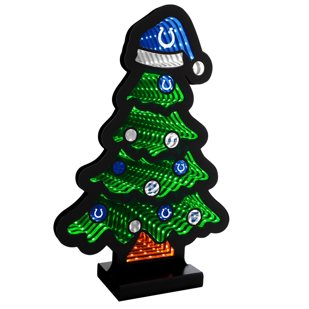 Indianapolis Colts 12" Christmas Tree LED Infinity Light