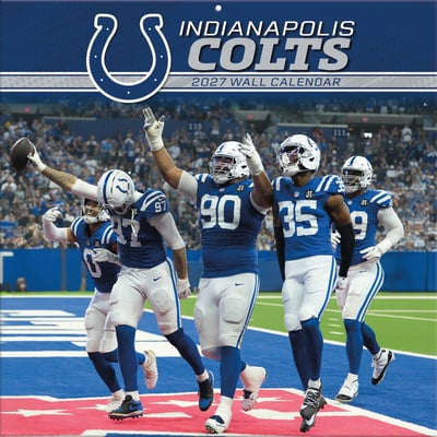 Indianapolis Colts 2027 12” x 12” Team Wall Calendar