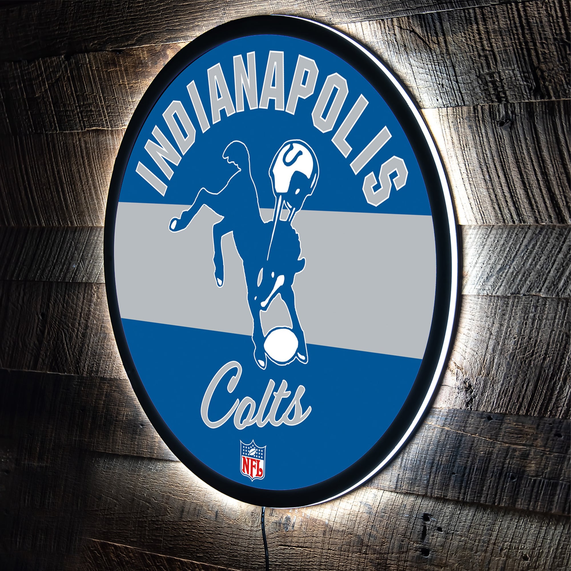 Indianapolis Sign Led Indianapolis Colts Retro Logo