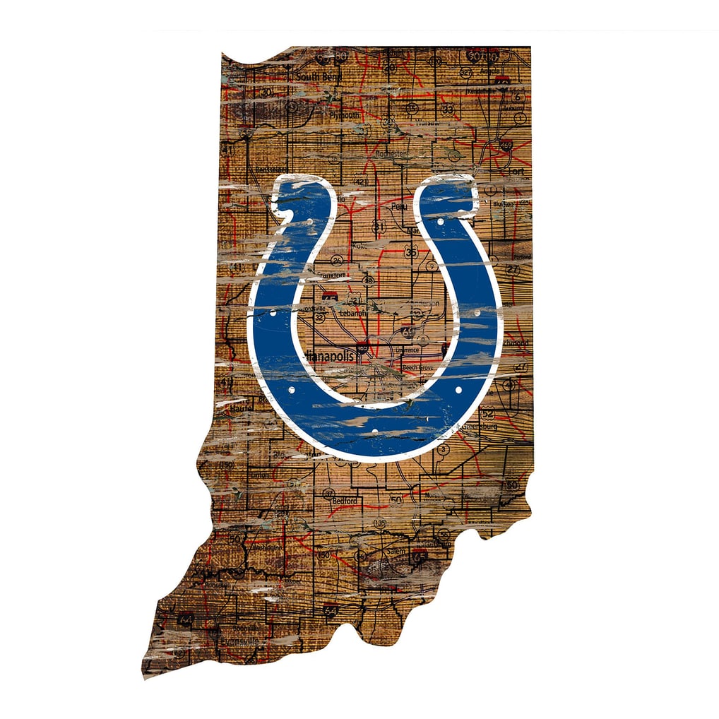 Adesivo Vinile Indianapolis Colts &ndash; Multicolore &ndash; Scegli La Taglia (5 Disponibili)