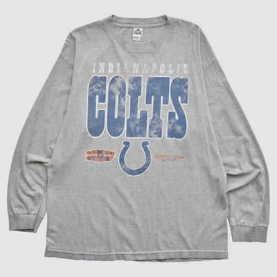 Indianapolis Colts Alstyle 2010 Long Sleeve T-shirt - Heather Gray - 2XL by Fanatics Real Vintage