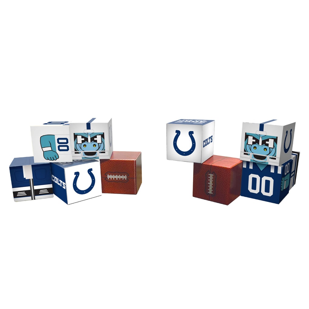 Indianapolis Colts Home & Away Magnetic Fidget Building Cubes Combo Set