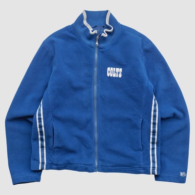Indianapolis Colts NFL 2000s Full Zip Jacket - Blue - S by Fanatics Real Vintage