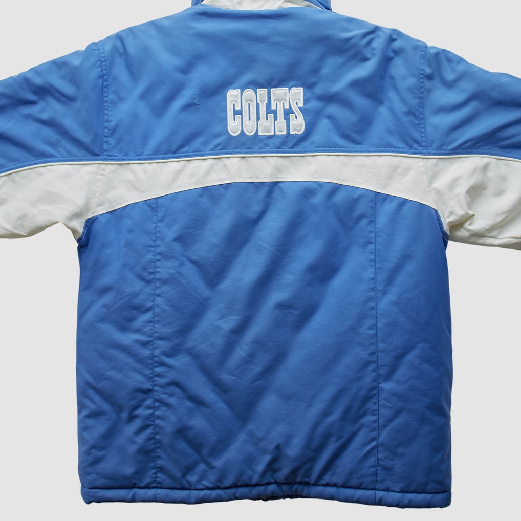 Indianapolis Colts NFL 2000s Full Zip Jacket - Blue - XL by Fanatics Real Vintage