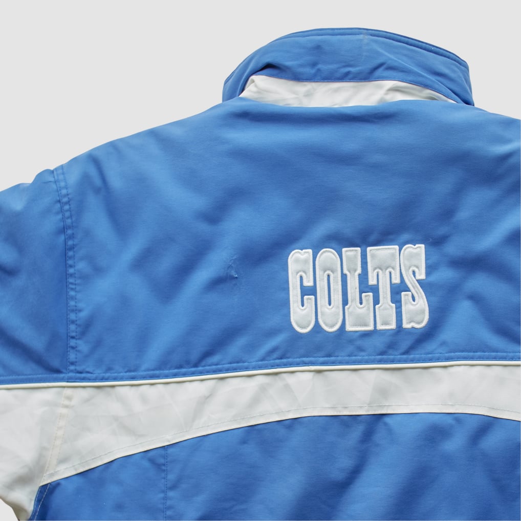 Indianapolis Colts NFL 2000s Full Zip Jacket - Blue - XL by Fanatics Real Vintage