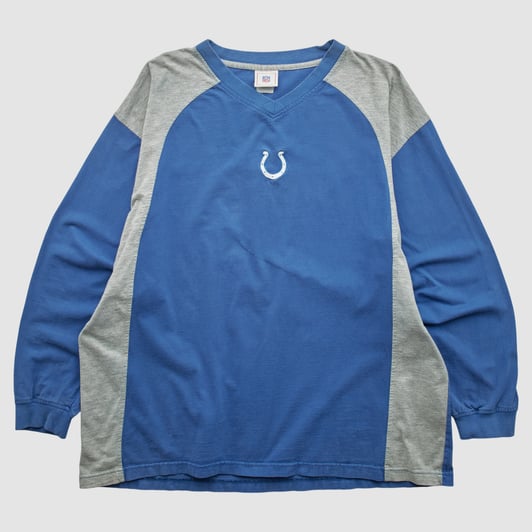 Indianapolis Colts NFL 2000s Long Sleeve T-shirt - Blue - 2XL by Fanatics Real Vintage