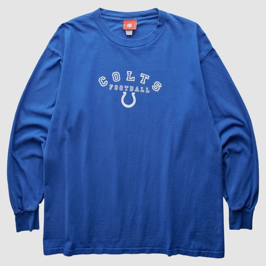 Indianapolis Colts NFL 2000s Long Sleeve T-Shirt - Blue - M by Fanatics Real Vintage