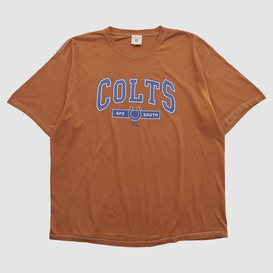 Indianapolis Colts NFL 2000s T-shirt - Clay - 2XL by Fanatics Real Vintage