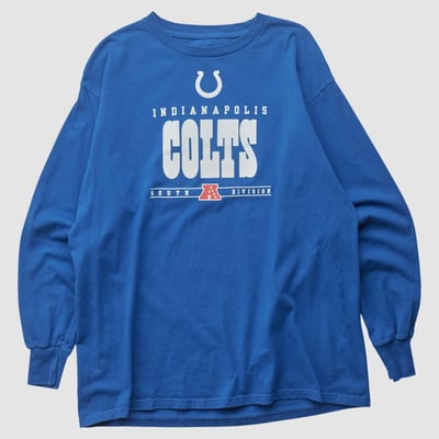 Indianapolis Colts NFL 2010s Long Sleeve T-shirt - Blue - 2XL by Fanatics Real Vintage