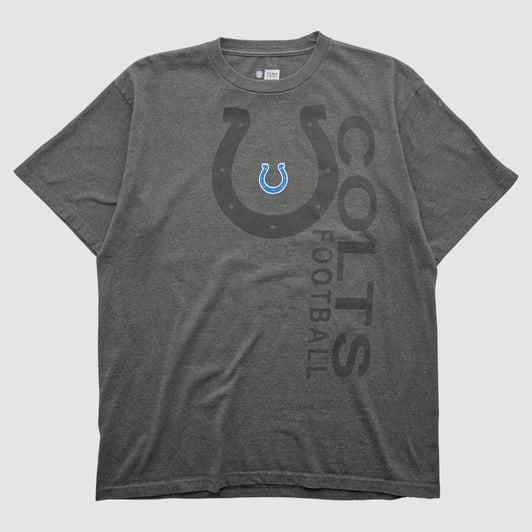 Indianapolis Colts NFL 2010s T-shirt - Dark Heather Gray - M by Fanatics Real Vintage