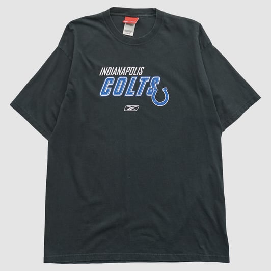 Indianapolis Colts Reebok 2000s T-shirt - Black - L by Fanatics Real Vintage