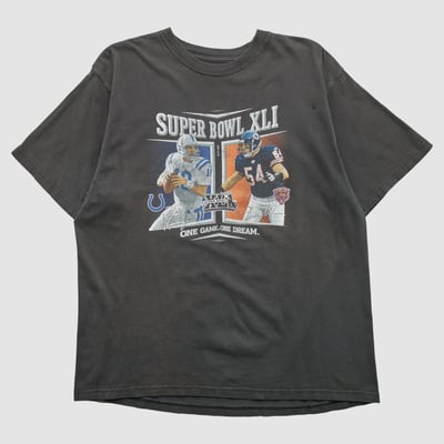 Indianapolis Colts Reebok 2007 T-shirt - Black - L by Fanatics Real Vintage