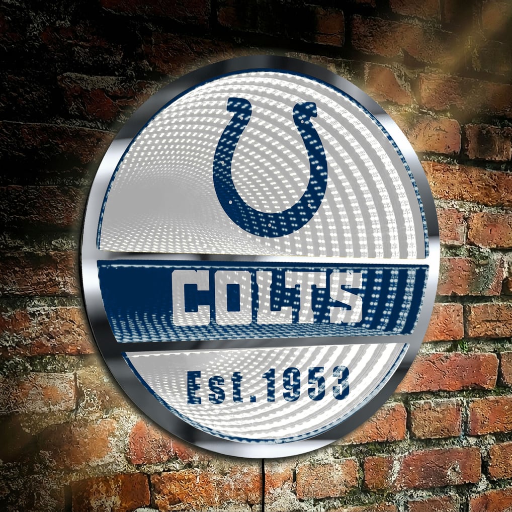 Indianapolis Colts Three-Cell Circular Infinity Light