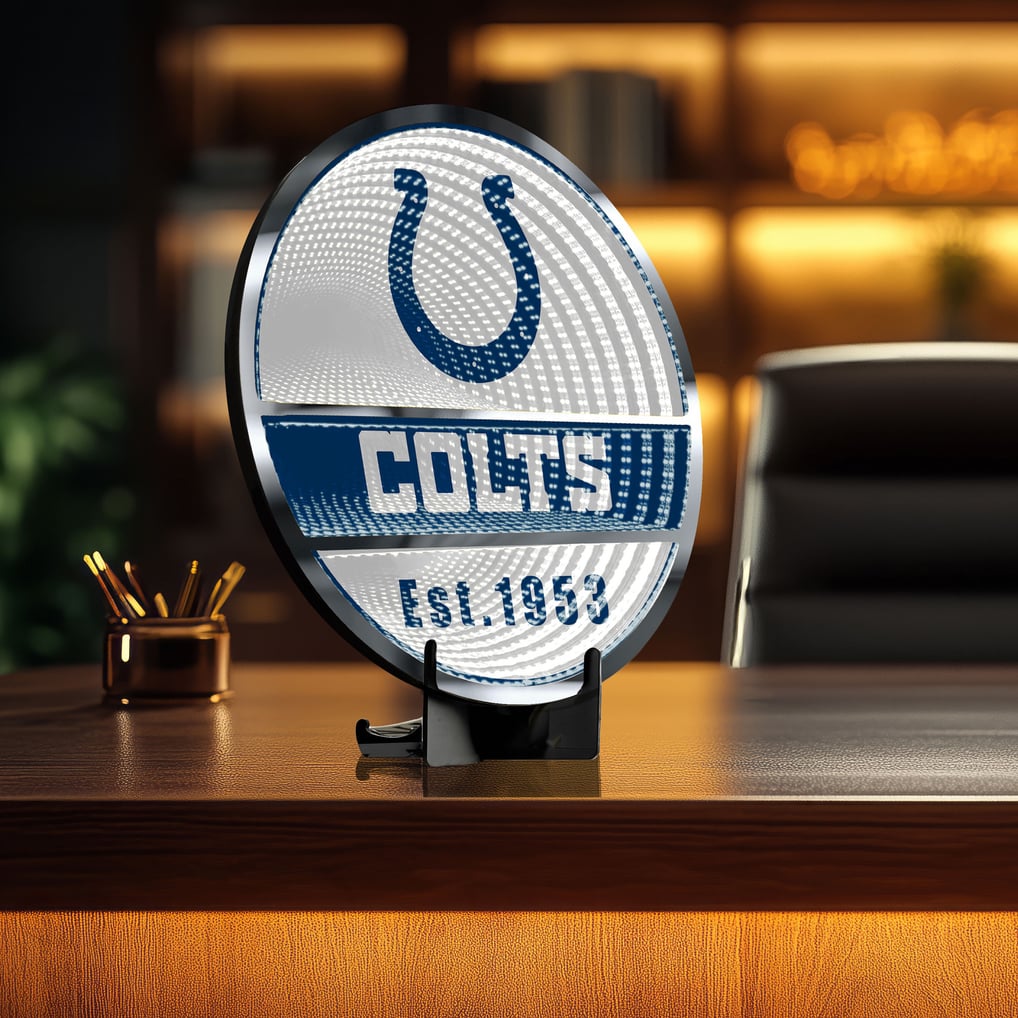 Indianapolis Colts Three-Cell Circular Infinity Light
