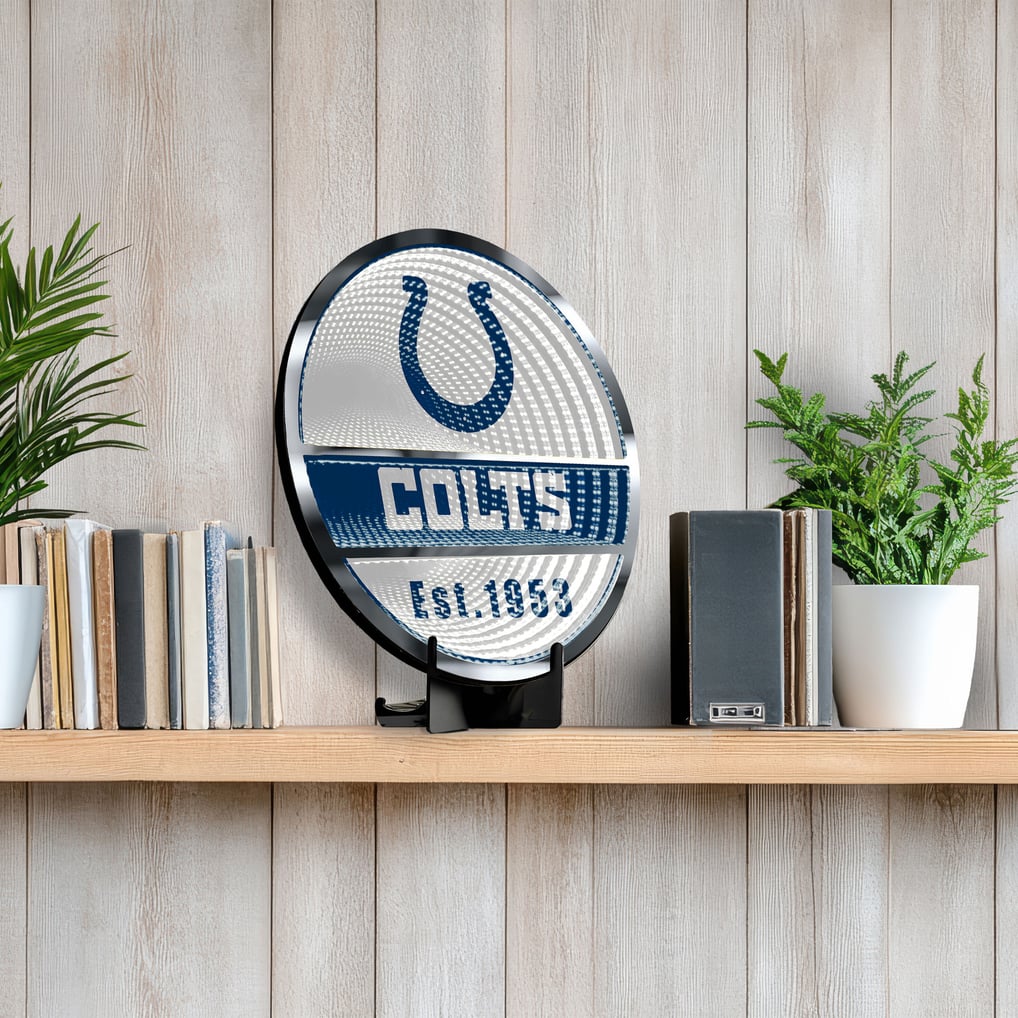 Indianapolis Colts Three-Cell Circular Infinity Light