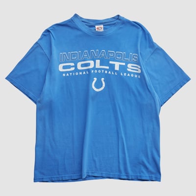 Indianapolis Colts True Fan 2000s T-shirt - Blue - L by Fanatics Real Vintage