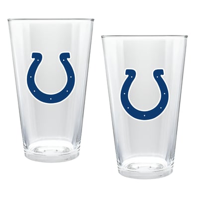 Indianapolis Colts Two-Piece 16oz. Double Play Pint Glass Set