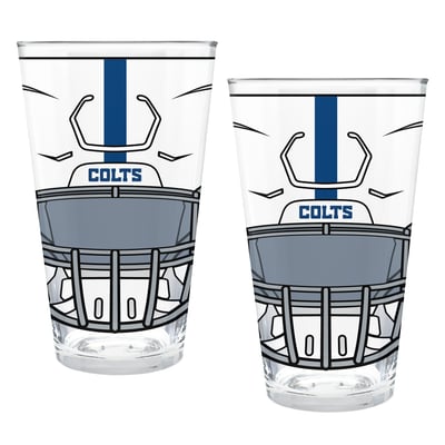 Indianapolis Colts Two-Piece 16oz. Helmet Pint Glass Set