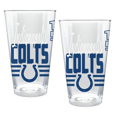 Indianapolis Colts Two-Piece 16oz. Heritage Pint Glass Set