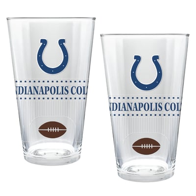 Indianapolis Colts Two-Piece 16oz. Stadium Pint Glass Set