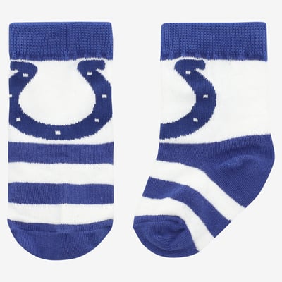  Indianapolis Colts Starter Infant Rugby Block Socks - Royal