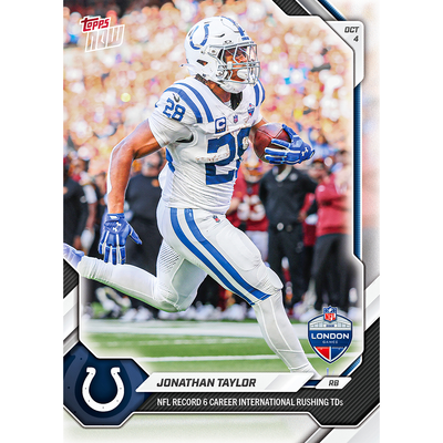 Jonathan Taylor - 2026-27 NFL Topps NOW® - Card 38