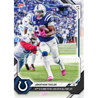 Jonathan Taylor - 2026-27 NFL Topps NOW® - Card 68