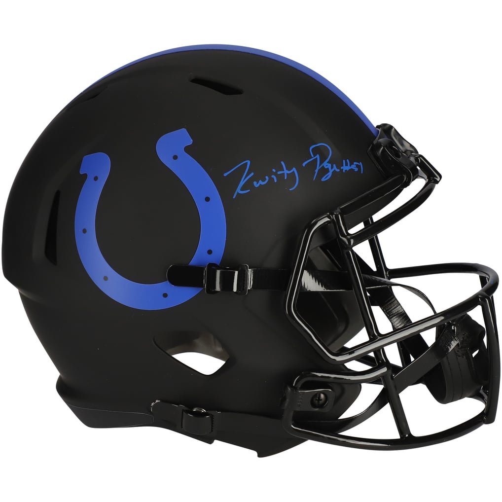 Kwity Paye Indianapolis Colts Fanatics Authentic Autographed Riddell Eclipse Alternate Speed Replica Helmet
