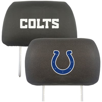 Indianapolis Colts Logo Brands Car Head Rest Cover