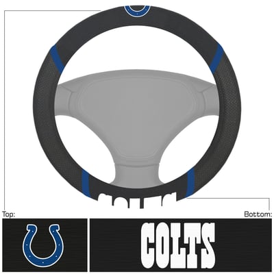 Indianapolis Colts Logo Brands Steering Wheel Cover